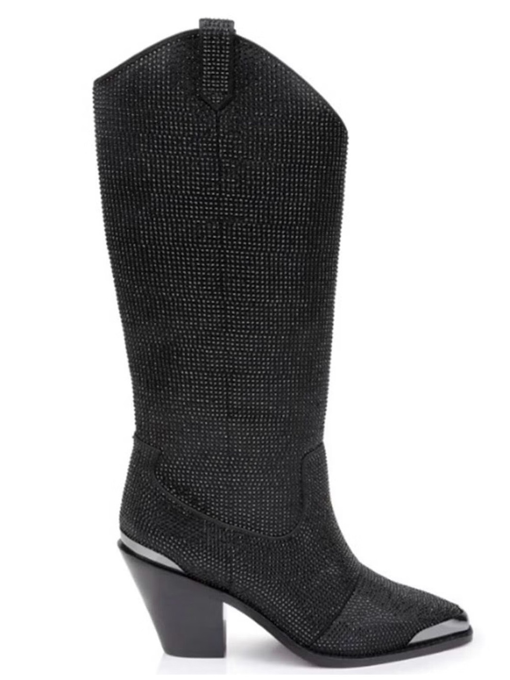 Danielxdiamond North Jewel Black Heeled Boots